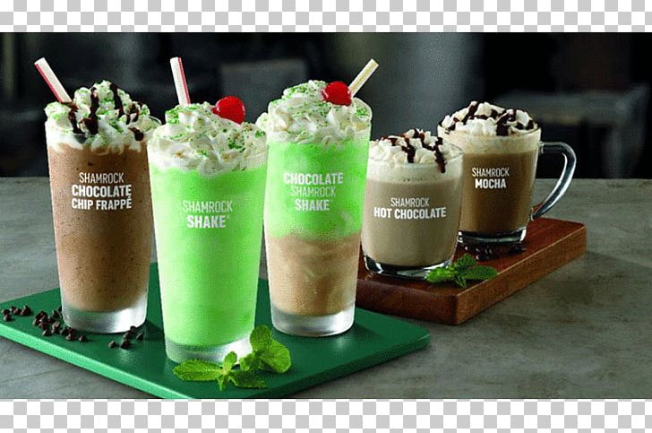 Shamrock Shake Milkshake Caffè Mocha Fast Food McDonald's PNG, Clipart,  Free PNG Download