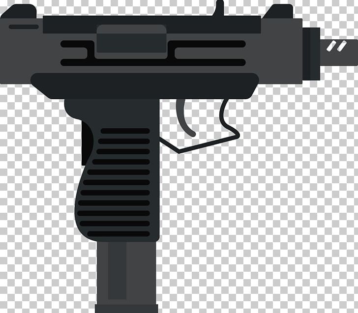 Uzi Weapon PNG, Clipart, Air Gun, Angle, Arms, Black, Black And White Free PNG Download