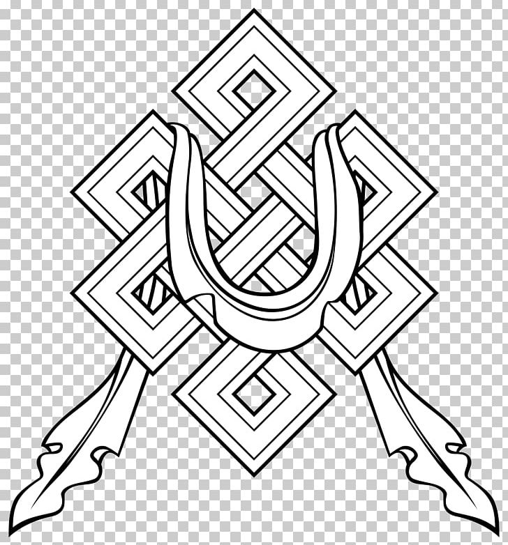 Endless Knot Buddhist Symbolism Buddhism Ashtamangala PNG, Clipart, Angle, Area, Artwork, Black, Black And White Free PNG Download