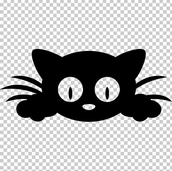 Sticker Cat Wall Decal PNG, Clipart, Animals, Bat, Black, Black And White, Carnivoran Free PNG Download