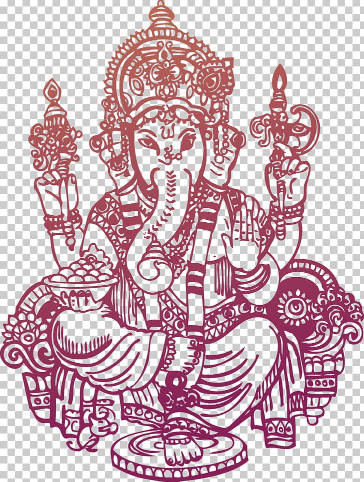 Ganesha Shiva Krishna Drawing Rama PNG, Clipart, Art, Bal Ganesh, Black And White, Circle, Coloring Book Free PNG Download