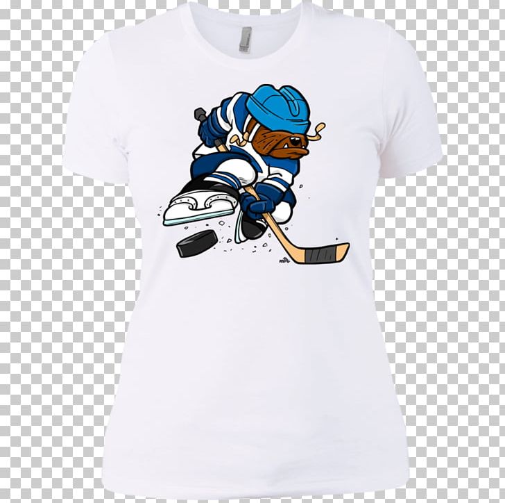T-shirt Hoodie Dog Ice Hockey Sleeve PNG, Clipart, Blue, Cartoon, Clothing, Dog, Fairbanks Ice Dogs Junior Hockey Free PNG Download