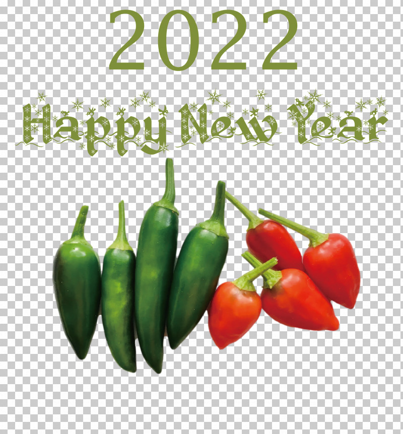 2022 Happy New Year 2022 New Year 2022 PNG, Clipart, Birds Eye Chili, Cayenne Pepper, Chili Pepper, Habanero, Local Food Free PNG Download