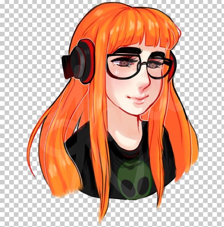 Cartoon Characters With Orange Hair And Glasses