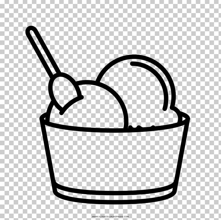 Ice Cream Food Sundae Femme à La Toilette Drawing PNG, Clipart, Area, Artwork, Black And White, Coffee, Coloring Book Free PNG Download