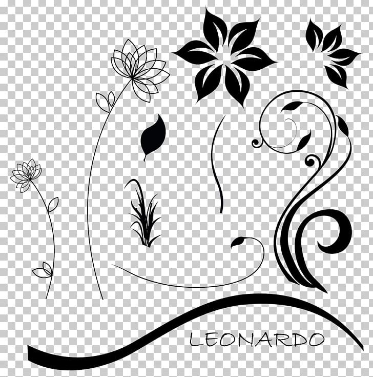 Floral Design Visual Arts Drawing Graphic Design PNG, Clipart, Art, Artwork, Black, Black And White, Branch Free PNG Download
