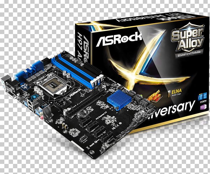 Intel LGA 1150 Motherboard ASRock Z97 Anniversary PNG, Clipart, Anniversary, Atx, Computer Component, Computer Hardware, Conventional Pci Free PNG Download
