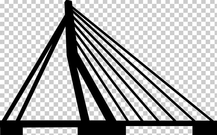 Erasmusbrug Bridge Computer Icons Portable Network Graphics Graphics PNG, Clipart, Angle, Black And White, Bridge, Computer Icons, Data Free PNG Download