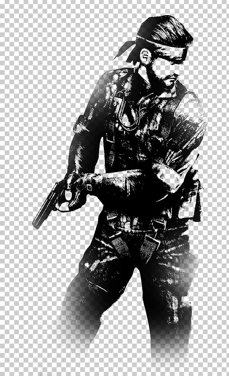 Metal Gear Solid V: The Phantom Pain Metal Gear Solid 3: Snake Eater Big Boss Solid Snake Metal Gear Solid 4: Guns Of The Patriots PNG, Clipart, Black And White, Boss, Fan Art, Helmet, Mercenary Free PNG Download