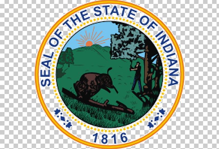Seal Of Indiana Delaware Georgia Indiana Territory PNG, Clipart, Area, Badge, Brand, Delaware, Emblem Free PNG Download