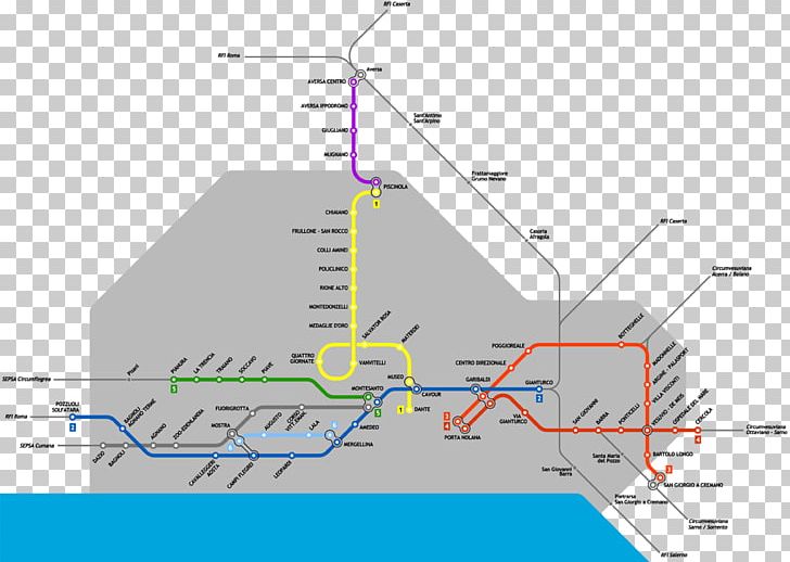 Naples Metro Rapid Transit Rail Transport Train PNG, Clipart, Angle, Area, Diagram, Elevation, Italia Map Free PNG Download