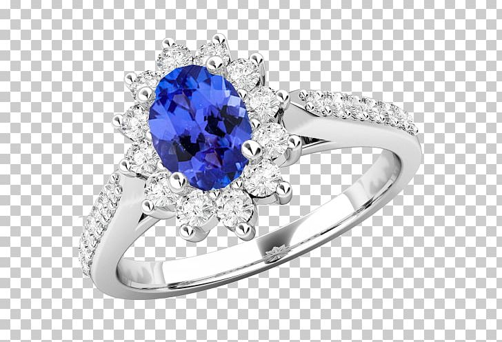 Sapphire Engagement Ring Tanzanite Diamond PNG, Clipart, Blue, Body Jewelry, Brilliant, Cut, Diamond Free PNG Download