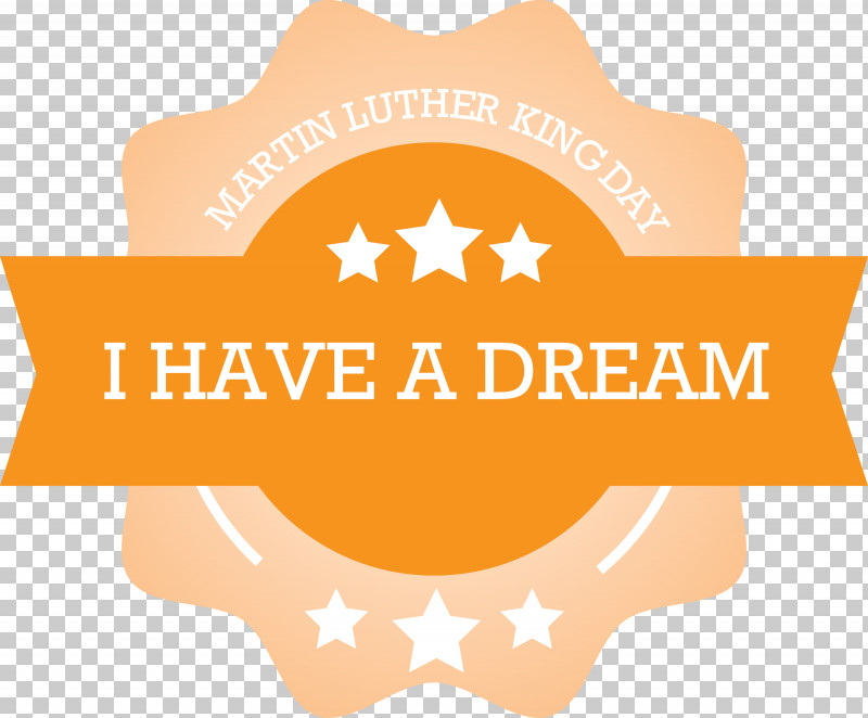 MLK Day Martin Luther King Jr. Day PNG, Clipart, Label, Logo, Martin Luther King Jr Day, Mlk Day, Orange Free PNG Download