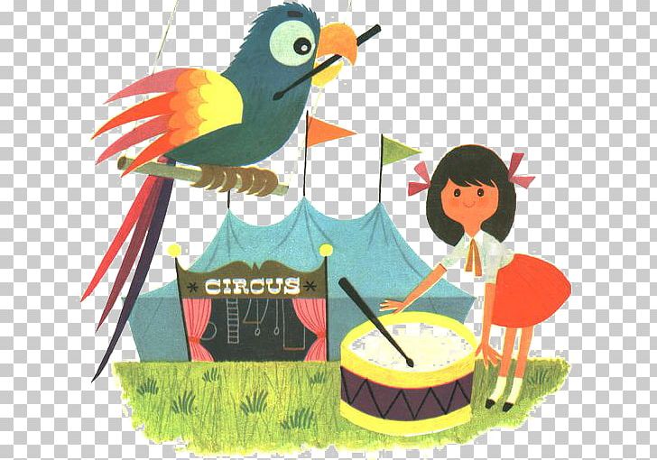 Circus Cartoon Illustration PNG, Clipart, Alain Grxe9e, Art, Beak, Bird, Book Free PNG Download