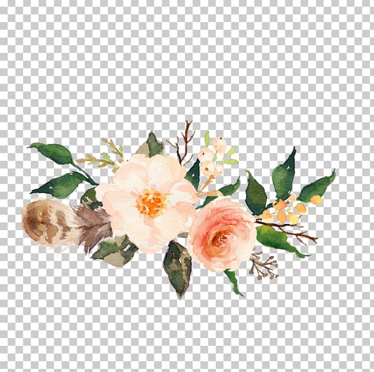 Garland Watercolour Flowers Paper PNG, Clipart, Artificial Flower, Color, Cut Flowers, Drawing, Floral Design Free PNG Download