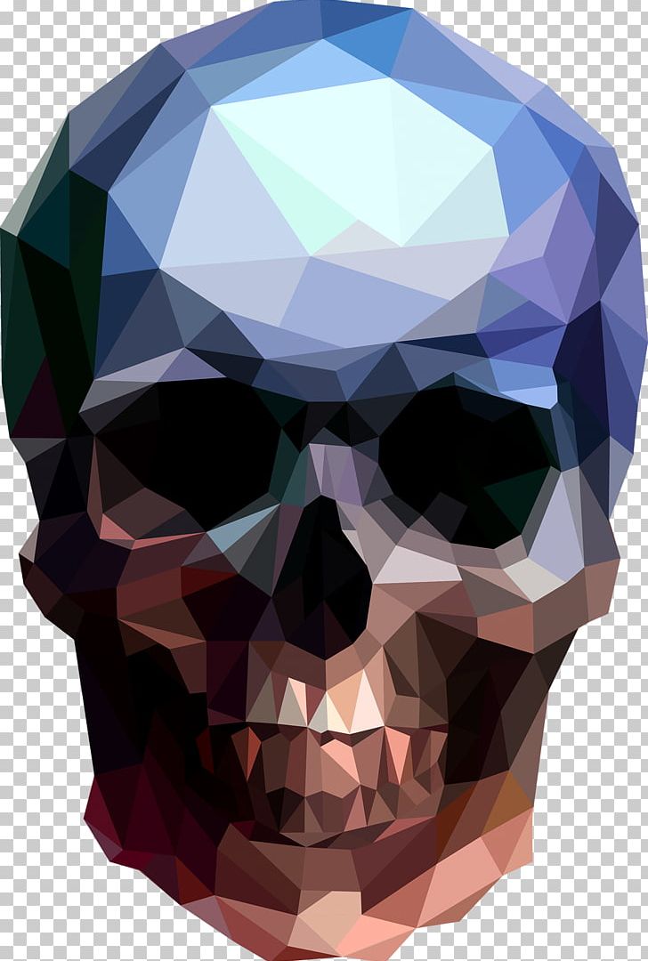 Skull Low Poly Polygon Illustration PNG, Clipart, Art, Bone, Creative Geometry, Digital Art, Exo Skeleton Free PNG Download