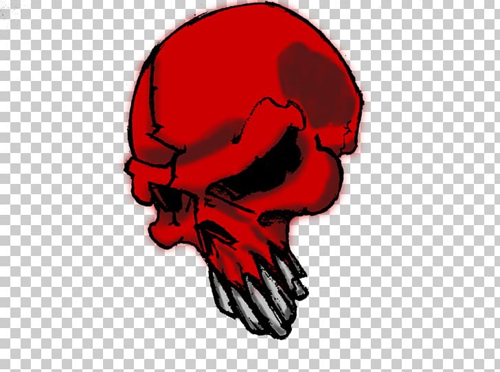 Red Skull Bone PNG, Clipart, Art, Bone, Clip Art, Desktop Wallpaper, Drawing Free PNG Download