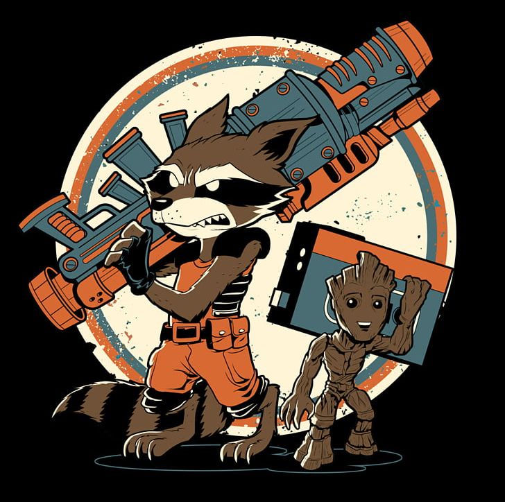 Rocket Raccoon Baby Groot Star-Lord Drax The Destroyer PNG, Clipart, Animals, Art, Baby Groot, Cartoon, Computer Wallpaper Free PNG Download