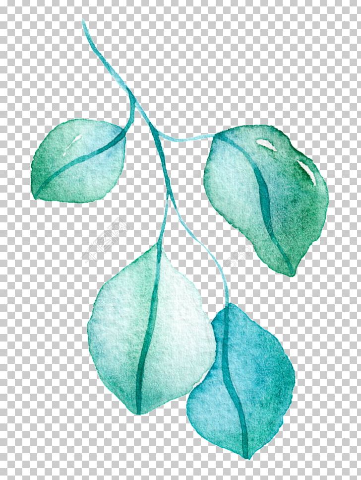 Watercolor Painting Leaf Green Drawing PNG, Clipart, Blue, Branch, Cartoon, Color, Download Free PNG Download