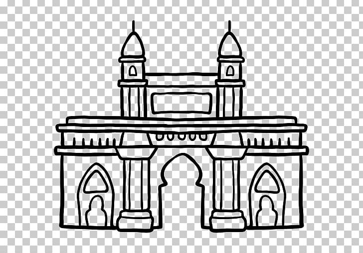 Gateway Of India India Gate Computer Icons Monument PNG, Clipart, Arch, Area, Black And White, Building Icon, Computer Icons Free PNG Download