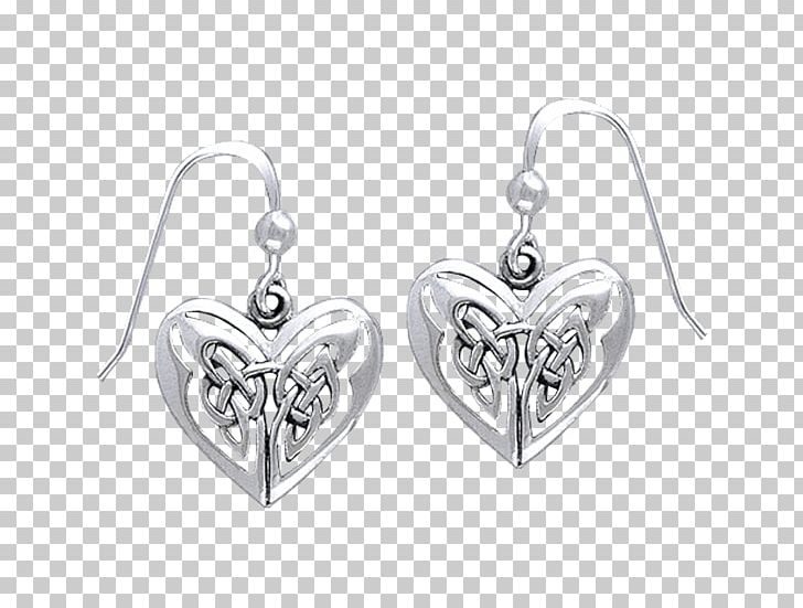 Locket Earring Silver Body Jewellery PNG, Clipart, Black And White, Body Jewellery, Body Jewelry, Celtic Knot, Celts Free PNG Download