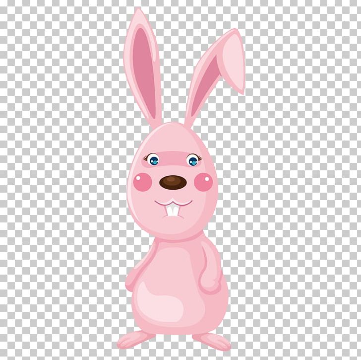 Hare Rabbit Easter Bunny Pink PNG, Clipart, Animals, Archive File, Cartoon, Cute, Cute Animal Free PNG Download