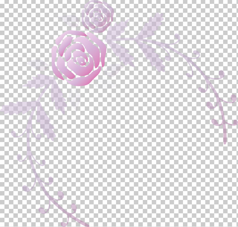 Rose Frame Flower Frame Wedding Frame PNG, Clipart, Circle, Flower, Flower Frame, Ornament, Pink Free PNG Download
