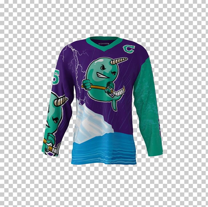 T-shirt Hockey Jersey Sleeve Ice Hockey PNG, Clipart, Active Shirt, Basketball Uniform, Clothing, Dyesublimation Printer, Electric Blue Free PNG Download