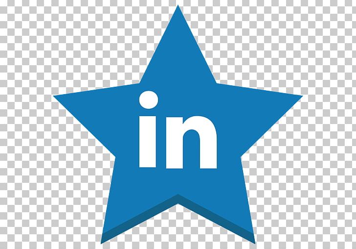 LinkedIn Star Computer Icons Social Media Raster Graphics PNG, Clipart, Angle, Area, Blue, Brand, Computer Icons Free PNG Download