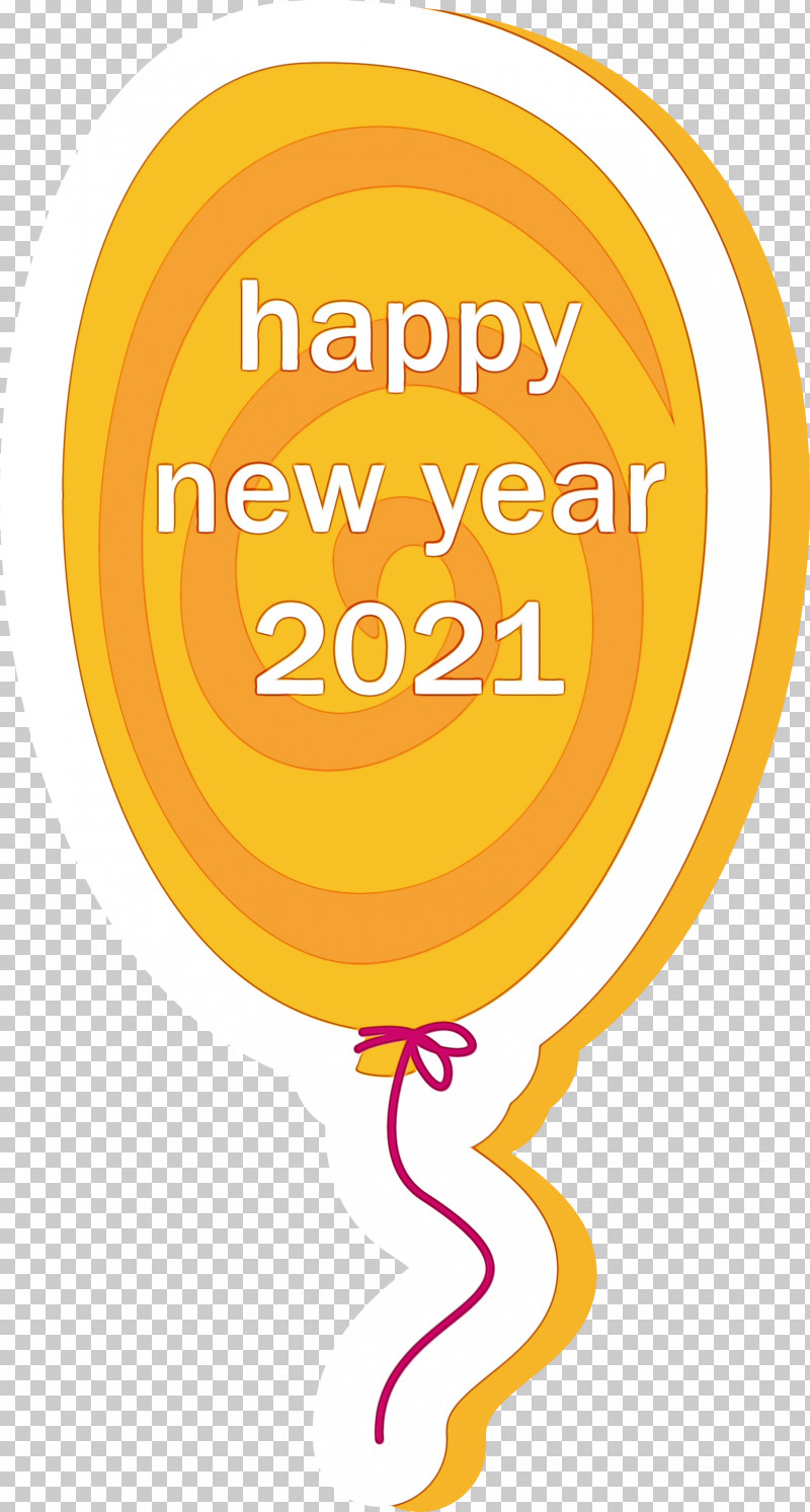 Logo Yellow Meter Happiness Line PNG, Clipart, 2021 Happy New Year, Area, Balloon, Happiness, Line Free PNG Download