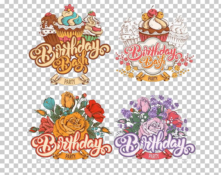 Cupcake Birthday Cake Illustration PNG, Clipart, Birthday, Birthday Cake, Birthday Party, Cake, Flower Free PNG Download