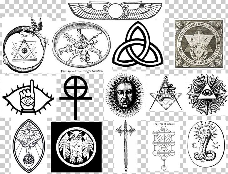 Gnosticism Symbol Gnosis Occult Religion PNG, Clipart, Artwork, Black And White, Brand, Christian Symbolism, Circle Free PNG Download