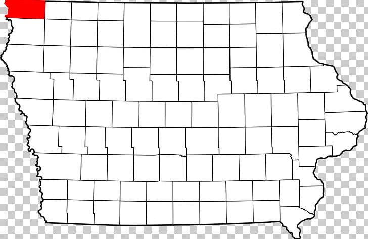 Kossuth County PNG, Clipart, Angle, Area, Black And White, County, Diagram Free PNG Download