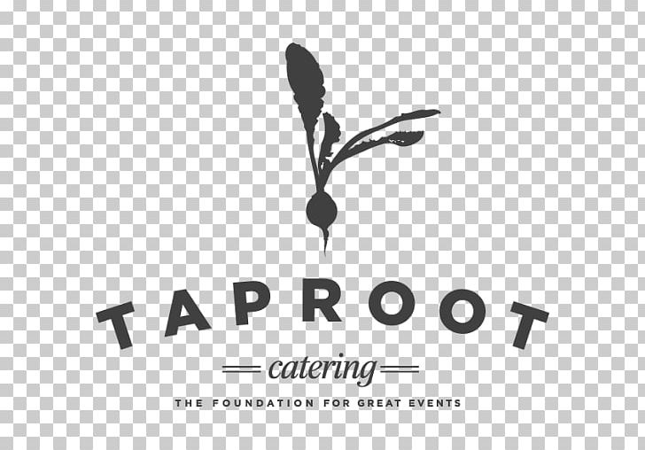 Logo Main Street Kent Taproot Catering Design Brand PNG, Clipart, Black And White, Brand, Calligraphy, Catering, Computer Free PNG Download