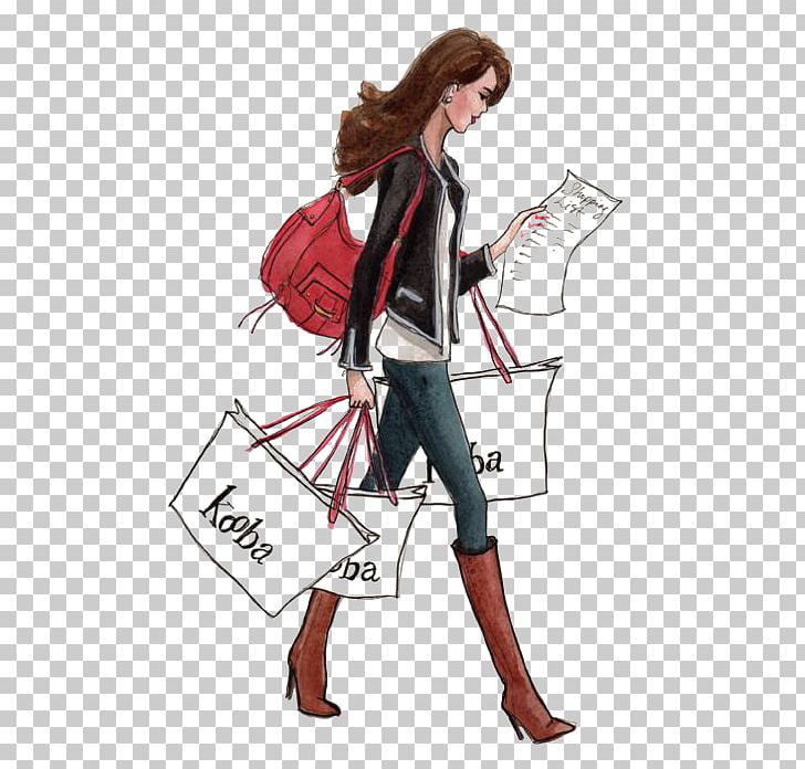 Shopping Fashion Drawing Personal Shopper Sketch PNG, Clipart, Business Woman, Clothing, Coffee Shop, Costume, Fashion Accessory Free PNG Download