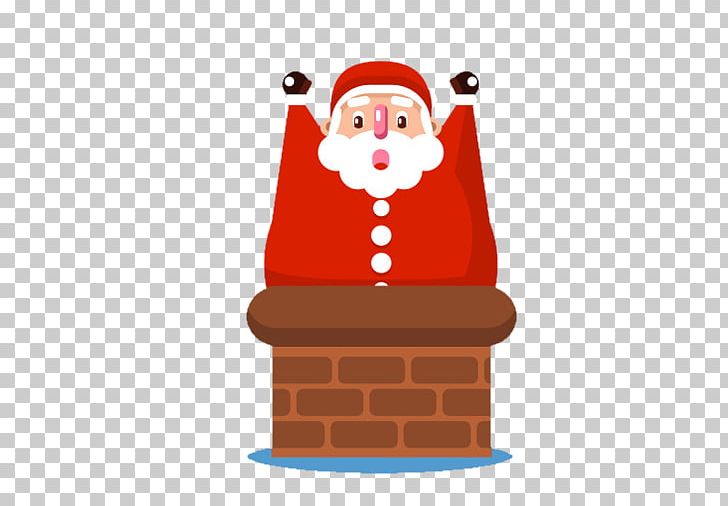 Santa Claus Chimney Christmas PNG, Clipart, Cartoon, Cartoon Santa Claus, Chimney, Christmas, Christmas Decoration Free PNG Download