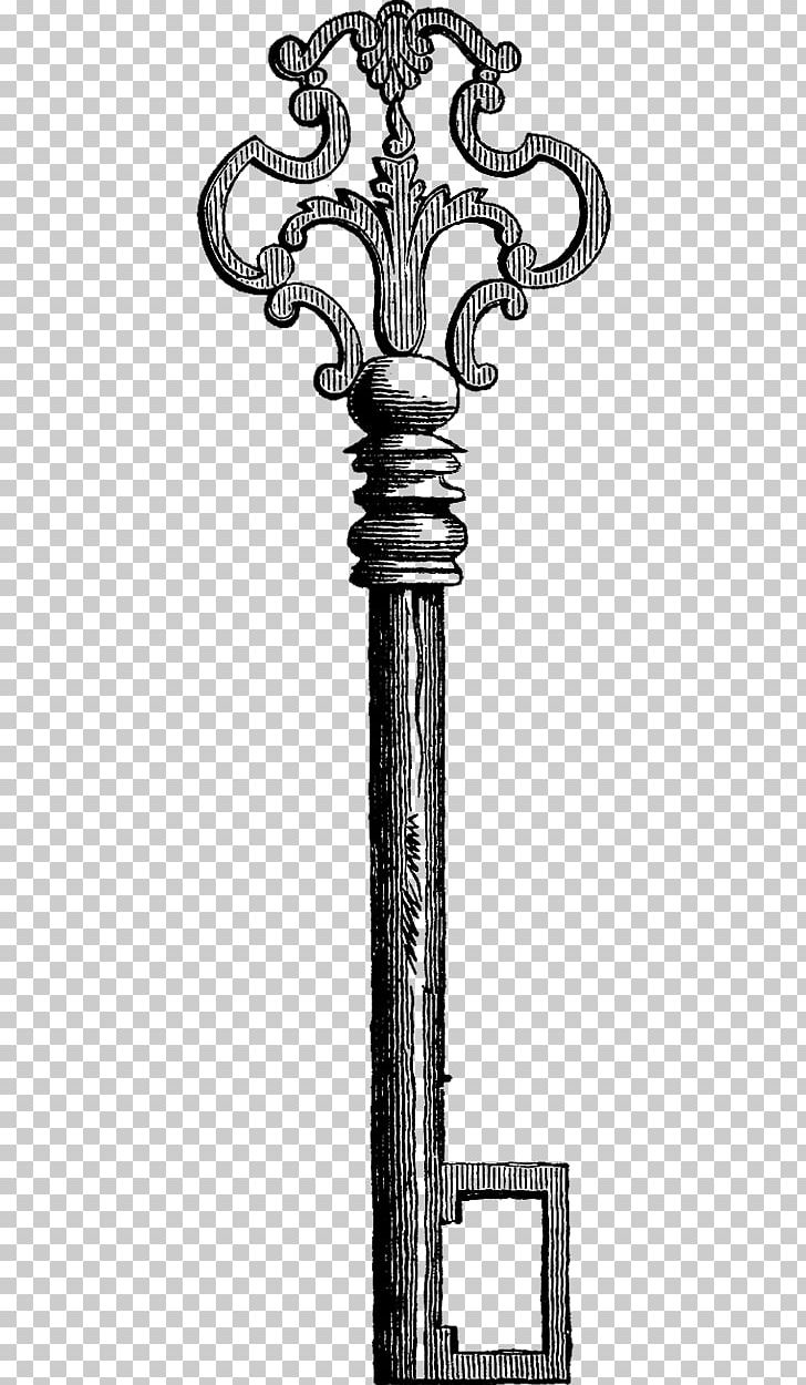 Skeleton Key Lock Vintage Clothing PNG, Clipart, Antique, Black And White, Cold Weapon, Column, Document Free PNG Download