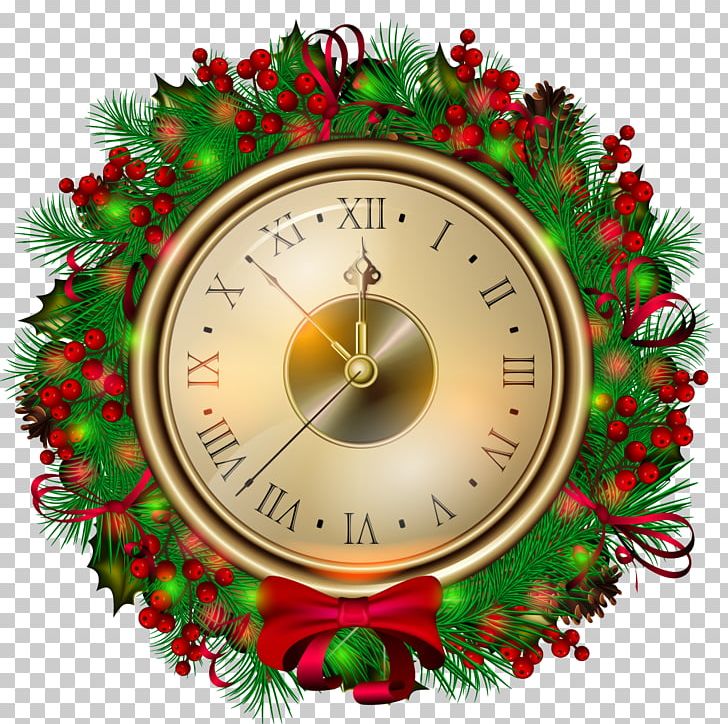 Christmas Santa Claus Clock PNG, Clipart, Blue Objects, Carol, Christmas Carol, Christmas Decoration, Christmas Ornament Free PNG Download