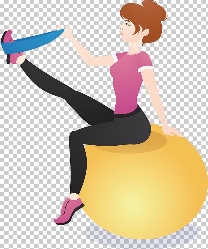 Physical Exercise Yoga ArtWorks PNG, Clipart, Adobe Illustrator, Arm, Balance, Balls, Ball Vector Free PNG Download