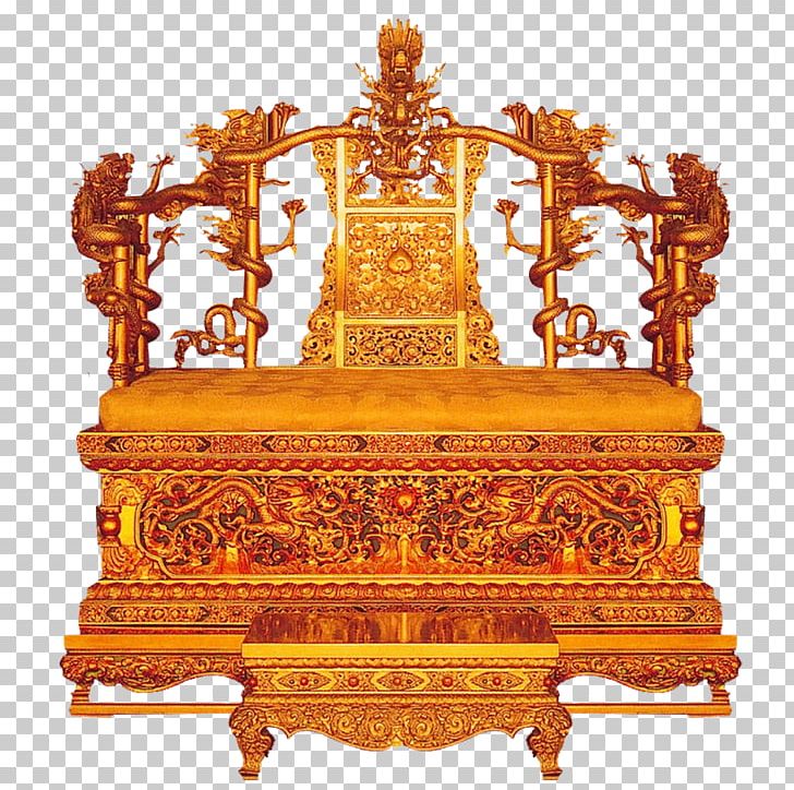 Forbidden City Qing Dynasty Emperor Of China Throne Table PNG, Clipart, Antique, Caishen, Carving, Chair, Chinese Dragon Free PNG Download