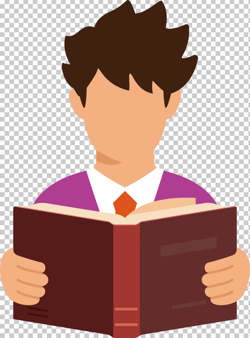 Teacher Reading Book PNG, Clipart, Book, Cartoon, Education, Hm, Male Free PNG Download
