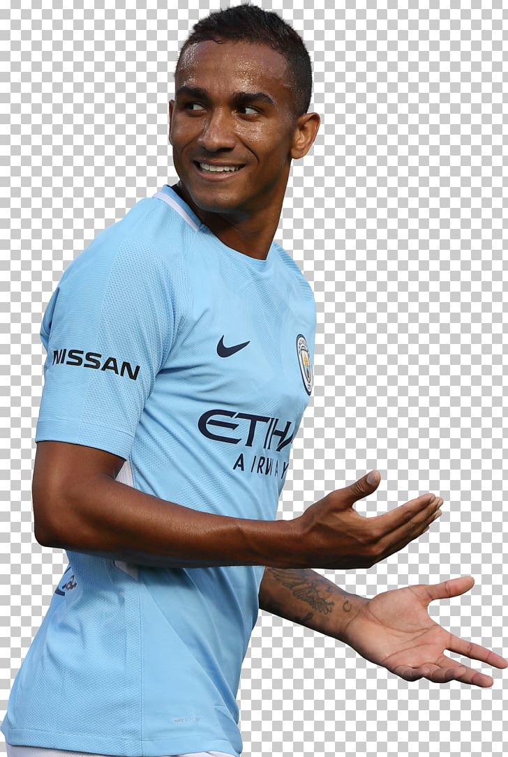 Danilo Manchester City F.C. Jersey 2017 International Champions Cup Football PNG, Clipart, 2017 International Champions Cup, Arm, Blue, Clothing, Danilo Free PNG Download