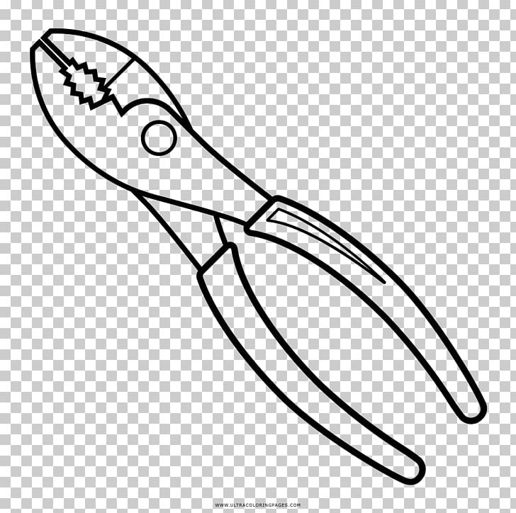 Drawing Pliers Coloring Book Tweezers PNG, Clipart, Angle, Animaatio, Area, Beak, Black And White Free PNG Download