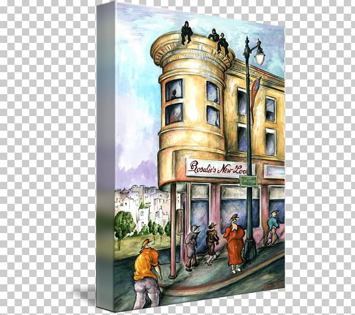 Watercolor Painting Art San Francisco Canvas PNG, Clipart, Art, Canvas, Facade, Paint, Painting Free PNG Download