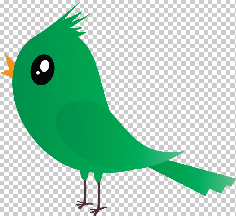 Bird Green Beak Parrot Perching Bird PNG, Clipart, Beak, Bird, Cartoon Bird, Cute Bird, Green Free PNG Download