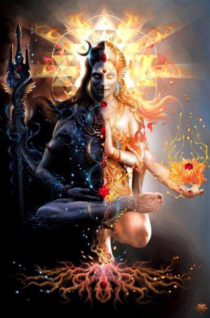 Shiva Parvati Ganesha Ardhanarishvara Shakti PNG, Clipart, Ardhanarishvara, Art, Cg Artwork, Computer Wallpaper, Deity Free PNG Download