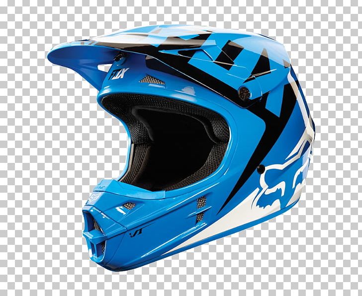 Motorcycle Helmets Racing Helmet Fox Racing PNG, Clipart, Bicycle Clothing, Bicycle Helmet, Bicycle Helmets, Blue, Electric Blue Free PNG Download
