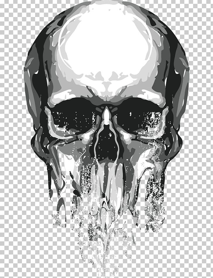 Skull Euclidean PNG, Clipart, Audio, Audio Equipment, Automotive Design, Black And White, Bone Free PNG Download