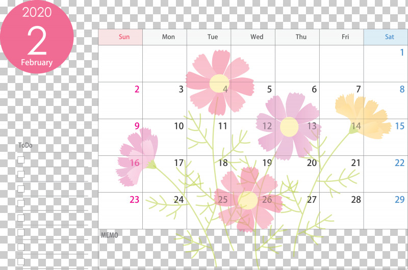 February 2020 Calendar February 2020 Printable Calendar 2020 Calendar PNG, Clipart, 2020 Calendar, Circle, February 2020 Calendar, February 2020 Printable Calendar, Floral Design Free PNG Download