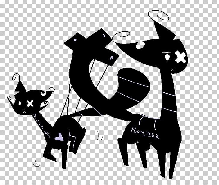 Cat Puppeteer Drawing PNG, Clipart, Animals, Anime, Black, Carnivoran, Cat Like Mammal Free PNG Download
